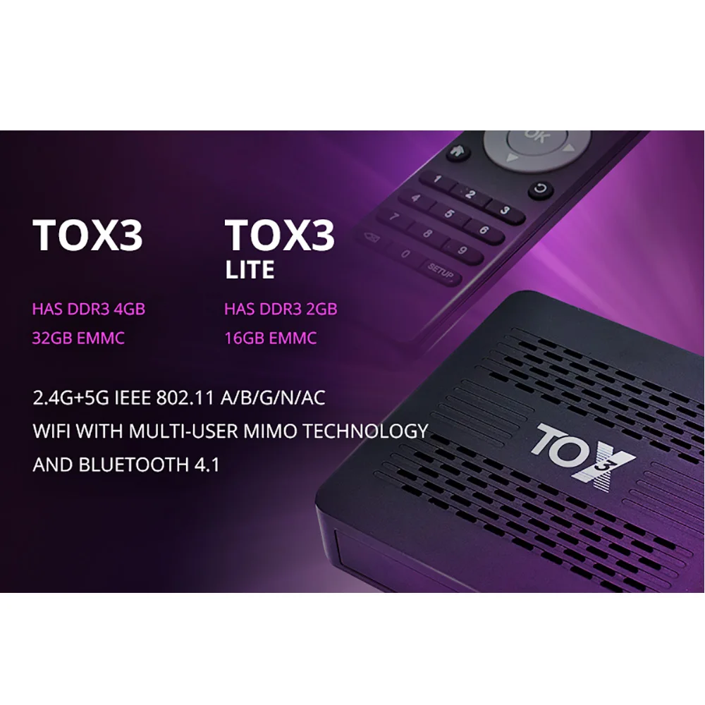 UGOOS New TOX3 Amlogic S905X4 Android 11.0 TV Box 4GB 32GB Set top box 2.4G 5G WiFi BT4.1 1000M 4K TVBOX VS X96 Max X4 PRO smart tv box tv box