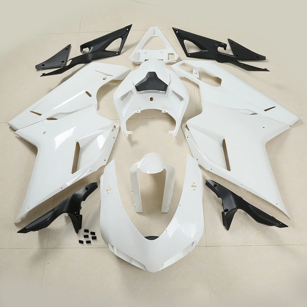 

Motorcycle Unpainted ABS Injection Fairing Bodywork Kit For Ducati 1098 848 1198 2007-2012 08 09 2010 2011