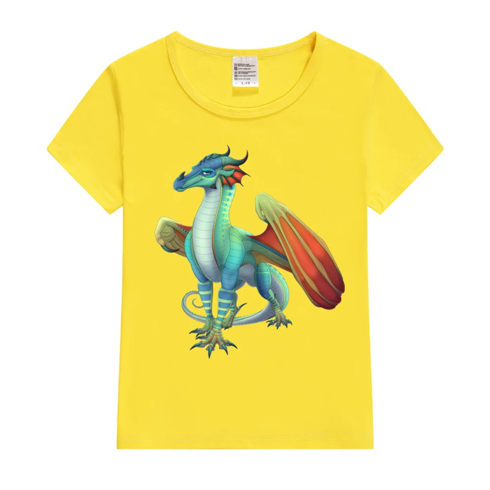 Glory the RainWing Kids T-Shi Kids Clothes Boys Girls Summer Cartoon Tops Short Sleeve Clothes 100% Cotton Baby Clothing 5