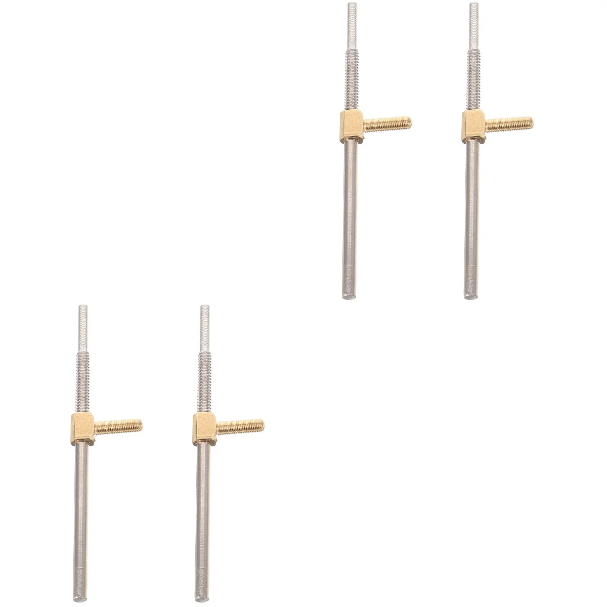 

4 pcs Cello Bow Frog Tool Cello Bow Repairing Screw Professional Cello Accessory