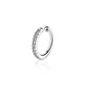 Boucles d'oreilles à Clip pour femmes et filles, 1 pièce, géométrie creuse arc-en-ciel, CZ, manchette, grimpeur, Cartilage, os, faux boucle d'oreille, Non Piercing
