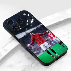 CR7 Ronaldo Football Design Black TPU Phone Case - iPhone 14 (Z1)