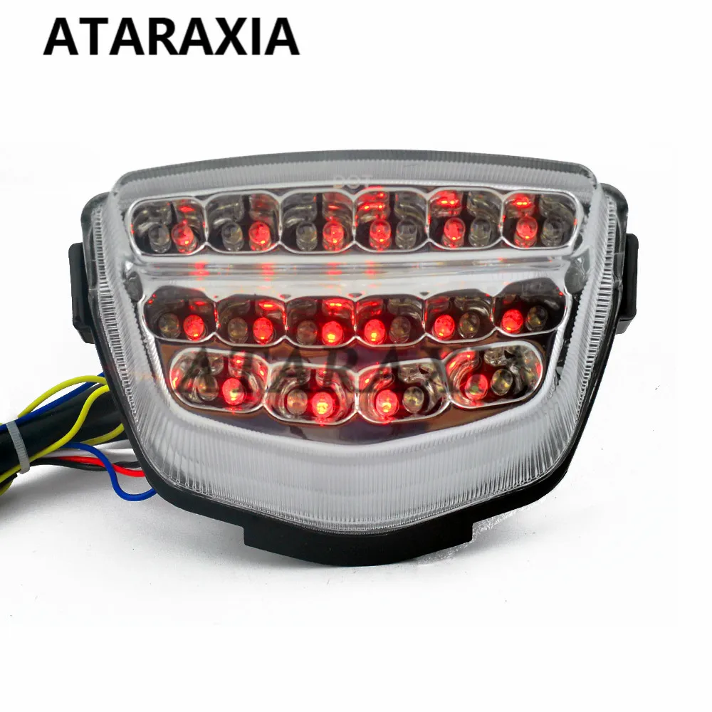 Ledターン信号リアテールライトオートバイ統合ブレーキテール