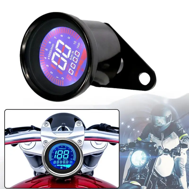 

Motorcycle Speedometer Tachometer Digital Gauge Indicator Speedometer Odometer Tachometer High Definition Motorcycle Accessories