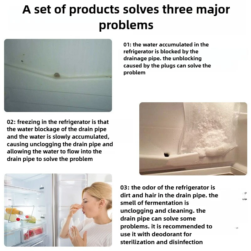 Refrigerator Dredge Artifact Drainage Hole Dredge Water Channel Refrigerated Pipeline Water Outflow Hole Clogged Dredge Tool