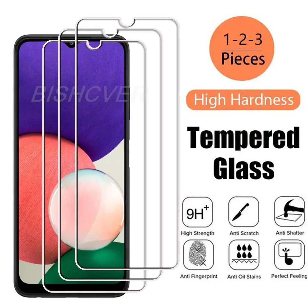 

Tempered Glass For Samsung Galaxy A22 5G F42 A22S 6.6" GalaxyA22 A 22S A226B A226 Screen Protective Protector Phone Cover Film