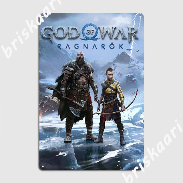 Kratos - Rage of Sparta  God of War Ragnarok Metal Print for