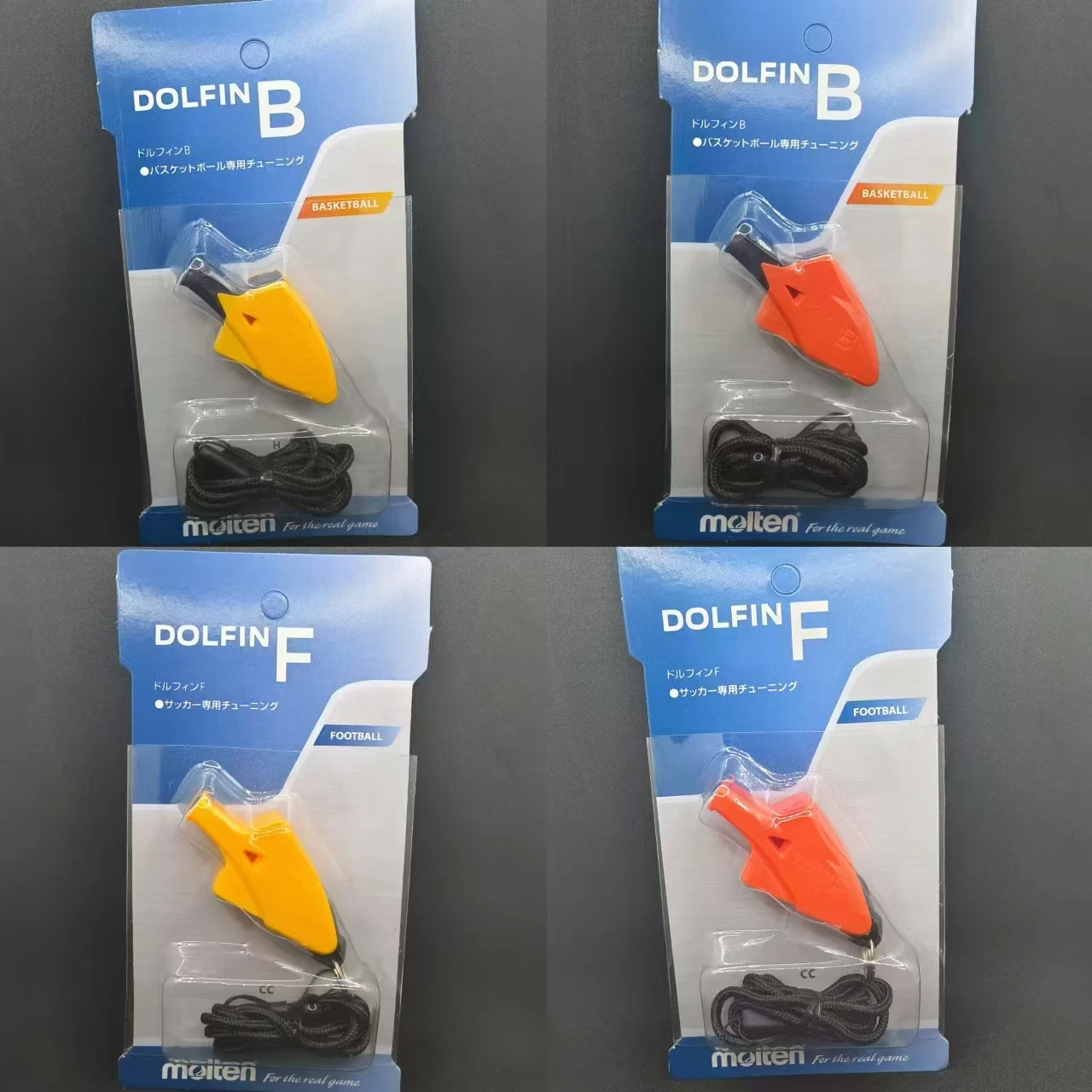 Molten Dolphin B /F Sports Referee Whistles Plastic Loud Professional Camping Survival Outdoor Hiking Whistle survival whistle soccer whistle sport whistle sports whistle