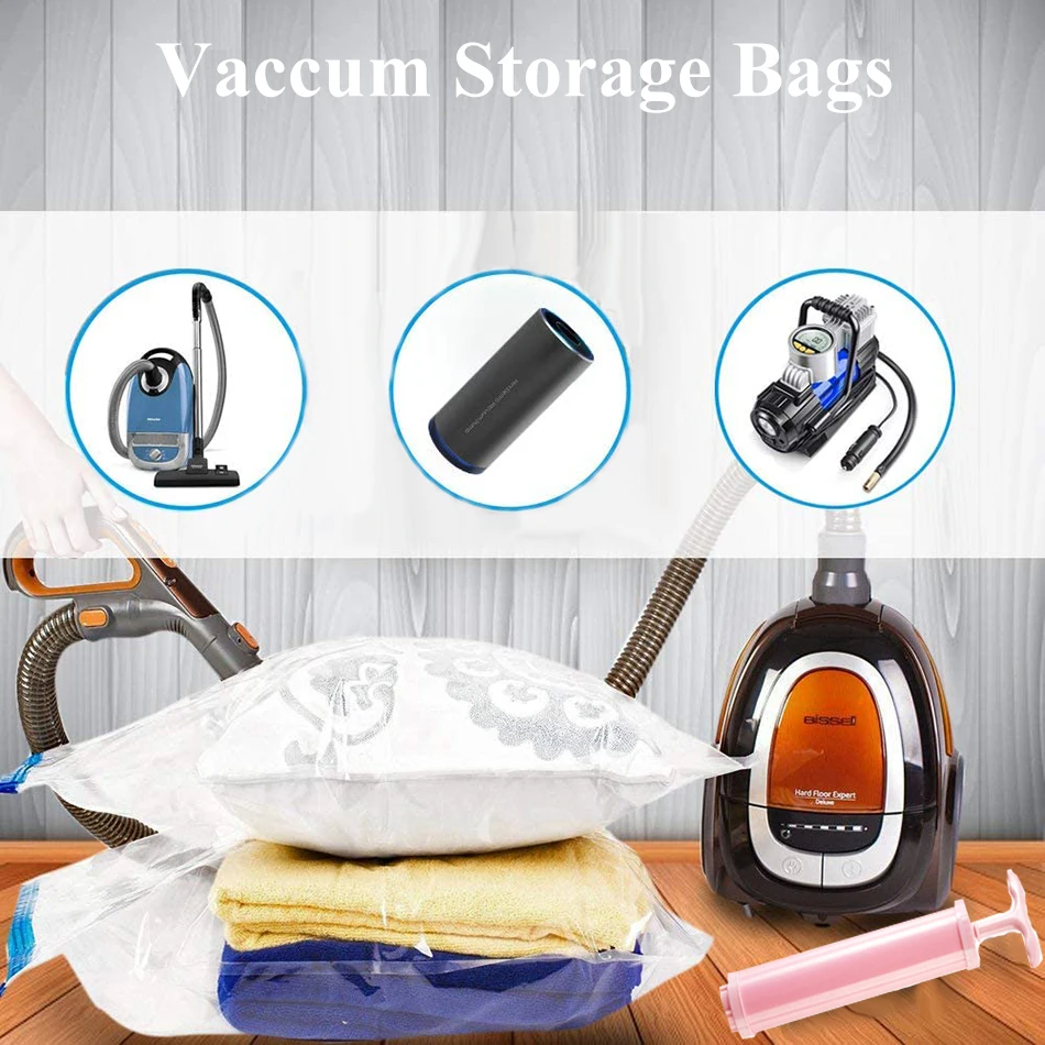 Compression Bags For Travel Travel Compression Bags Vacuum Packing Space  Saver Bags Reusable Roll Up Compression Bag | Shop On Temu And start Saving  | Temu