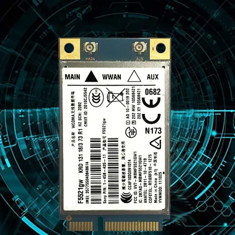 범용 WWAN 카드, Gobi3000 HSPA EDGE, 21Mbps, 3G 카드, WWAN WANL WCDMA, F5521GW