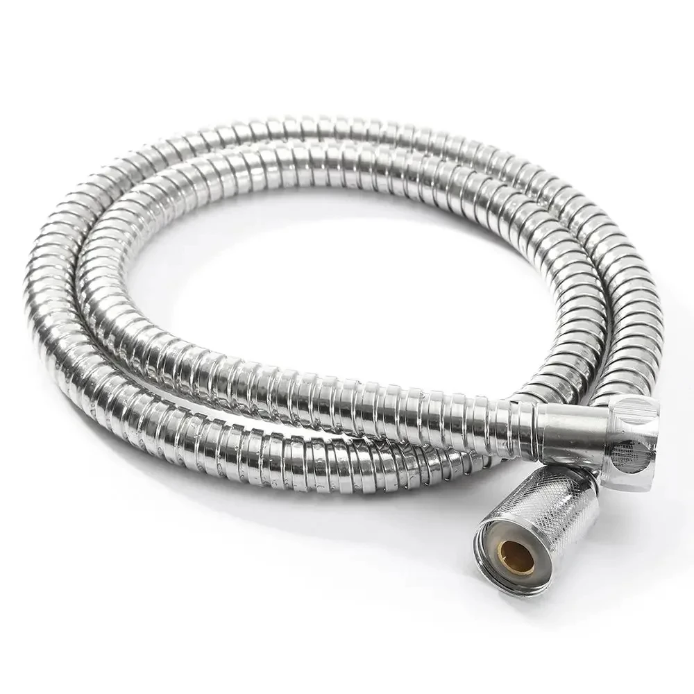 Flexible Stainless Steel Plumbing Hose Shower Head Tube Flexible Bathroom Pipe 1-3m Bath Accessories