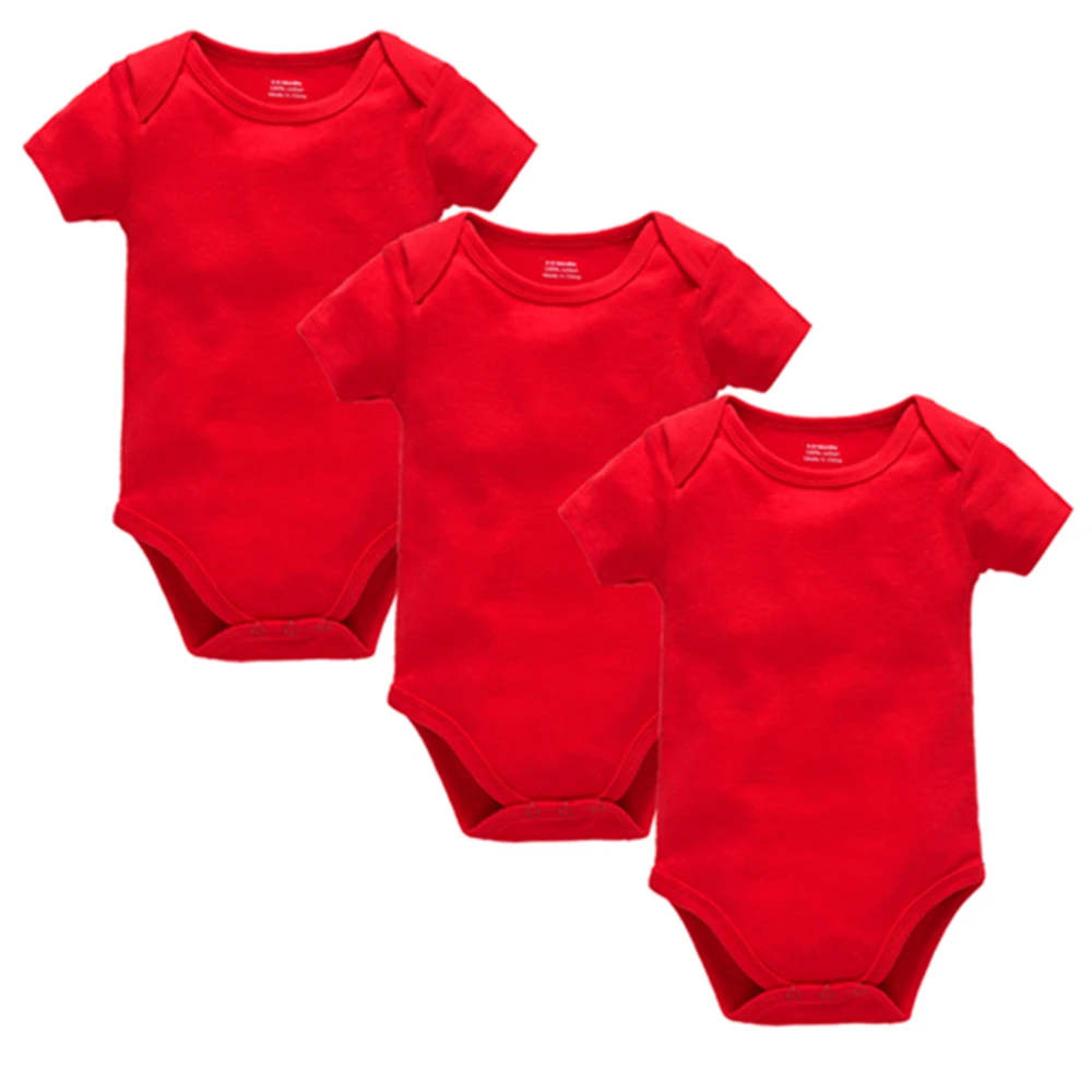 Kavkas 3PCS 5PCS Baby Boys Girls Clothes Solid White Short Sleeve Cotton Baby Bodysuits body bebe 0-24 months Newborn Jumpsuit baby bodysuit cotton romper