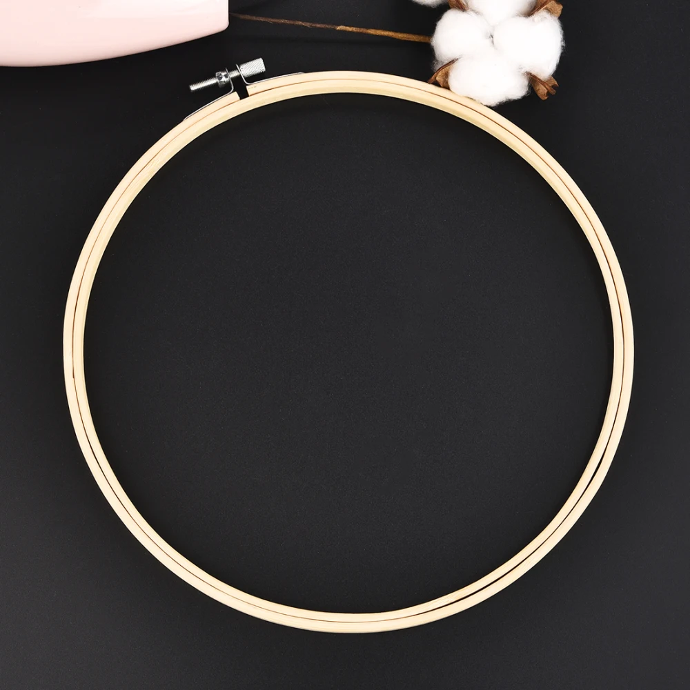 Holz Stickrahmen Rahmen Set Stickerei Reifen Ring Maschine Nadel kraft Haushalt Näh werkzeuge Nadel kraft Nähen – Detail 6