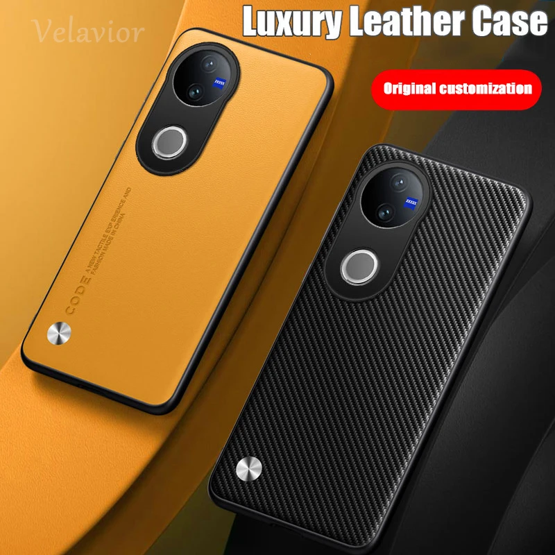 Deluxe PU Leather Shockproof Phone Case with Silicone Protection