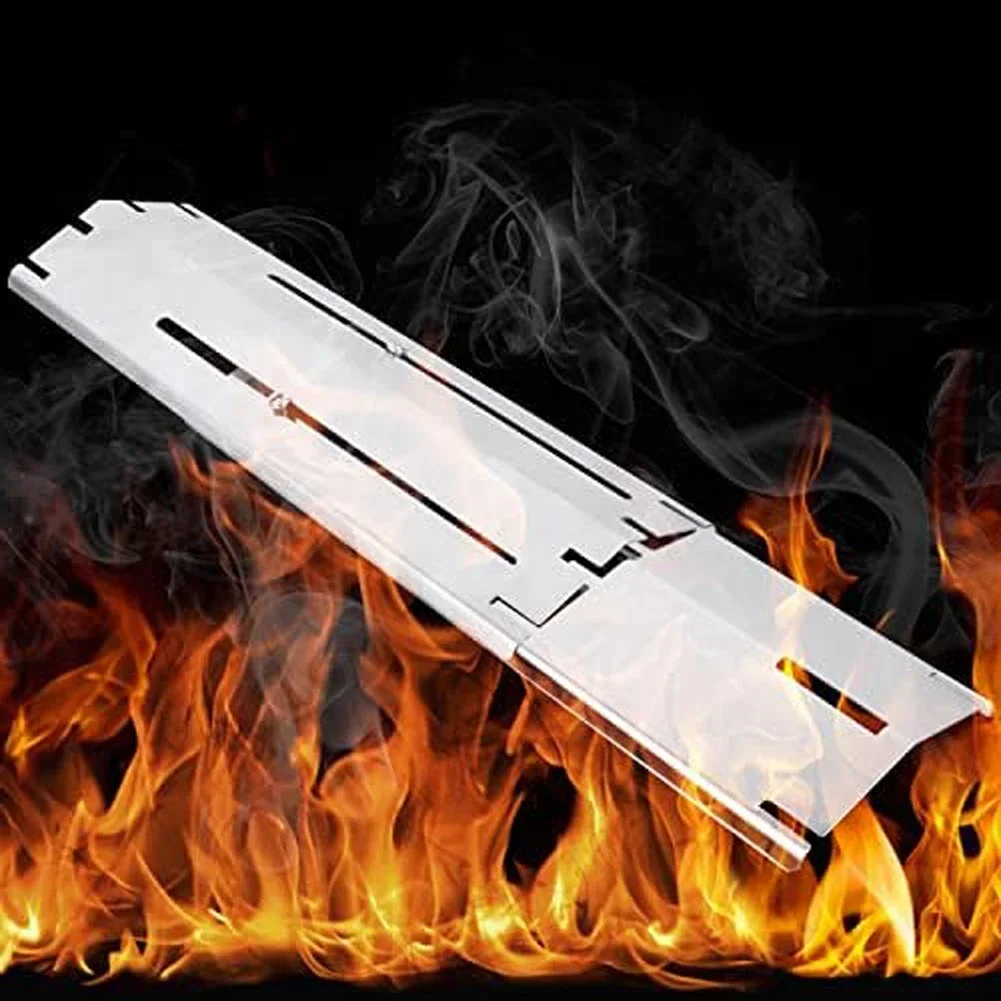 BBQ Heating Plate Tent Heat Shield Gas Grill Adjustable Grill Stainless Steel Replacement Parts BBQ Tools Accessories