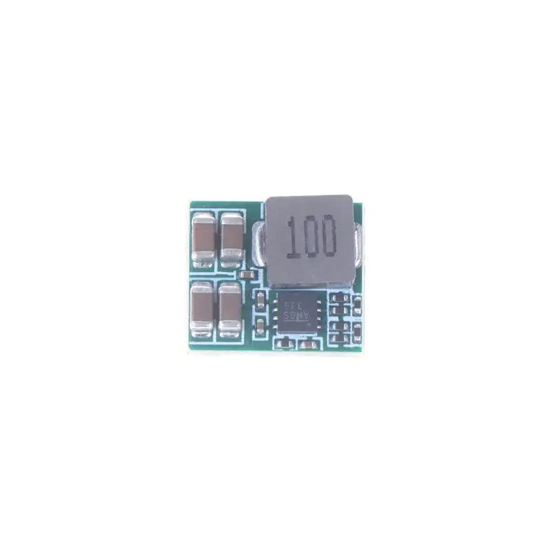 Module BEC DC-DC Mini 5V/12V réglable pour drone FPV montré avec câbles de sortie, adapté pour alimentation 3-6S.