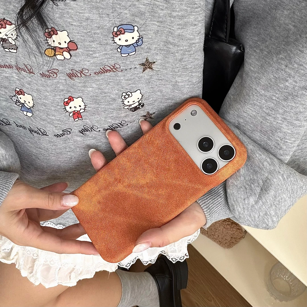 Trendy Fashion Durable Shockproof Denim Phone Case