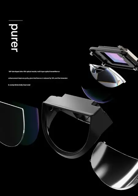 RayNeo Air 3S Pro Inteligentne okulary AR z mikro 1200nits