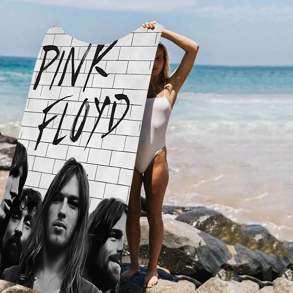 Rock Band P-PinK F-Floyd Microfiber Printed Beach Towel Mountain Climbing Yoga Beach Swimming Running Absorbent Soft Towel