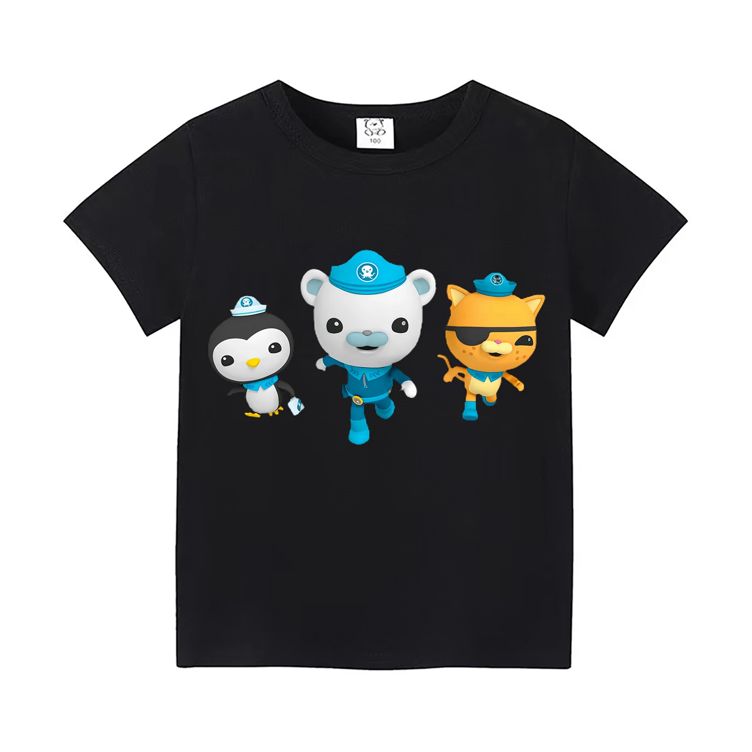 Summer New Octonauts Boy Girl Print Cotton T-shirt Fashion Short Sleeve O-neck Boy's Funny Tee Top Gift For Kids Clothing 5