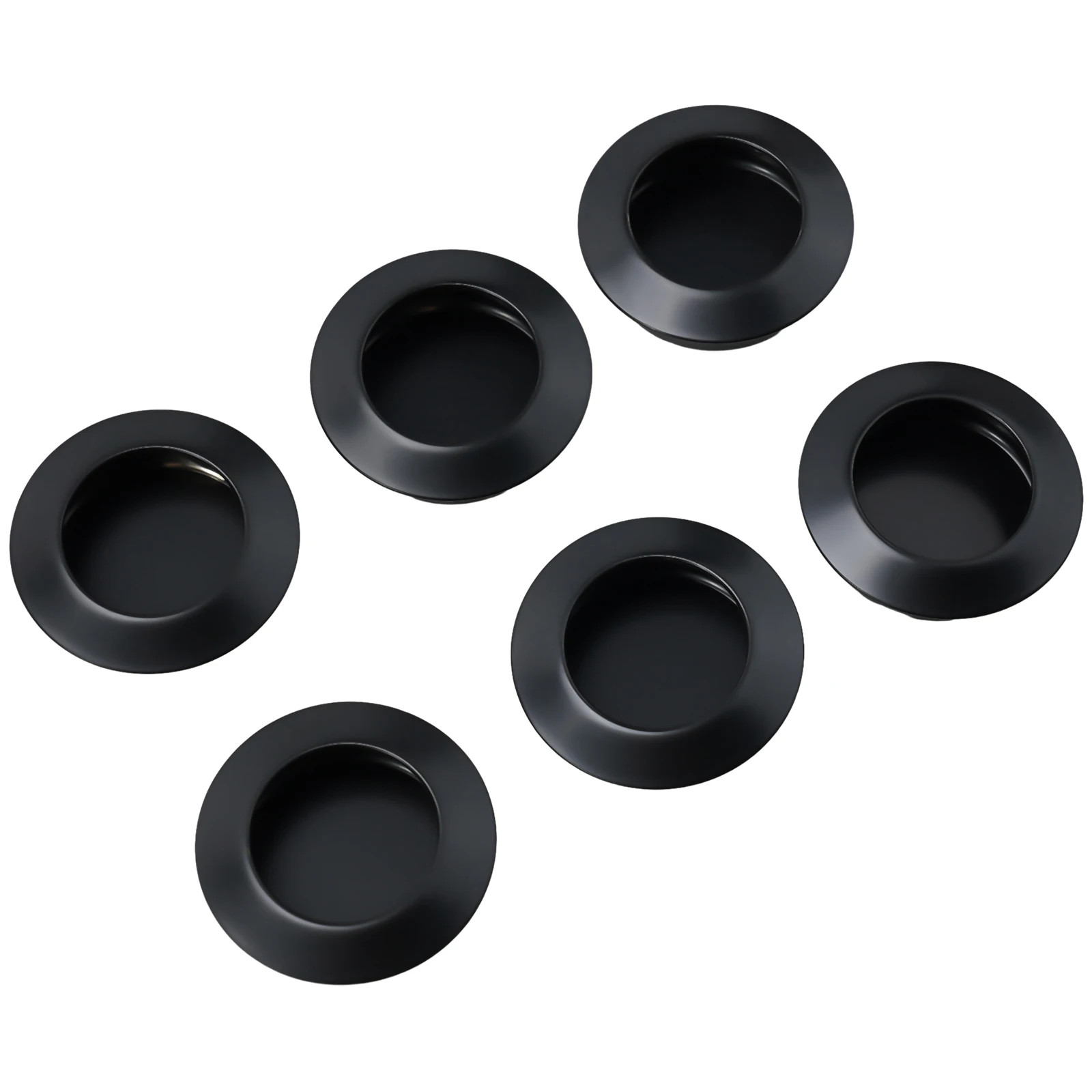 Description Picture 3 of itemHigh Quality Door Handle 6pcs Beveled Black Black Cabinet For Long Term Use High Strength Oxidation Resistance