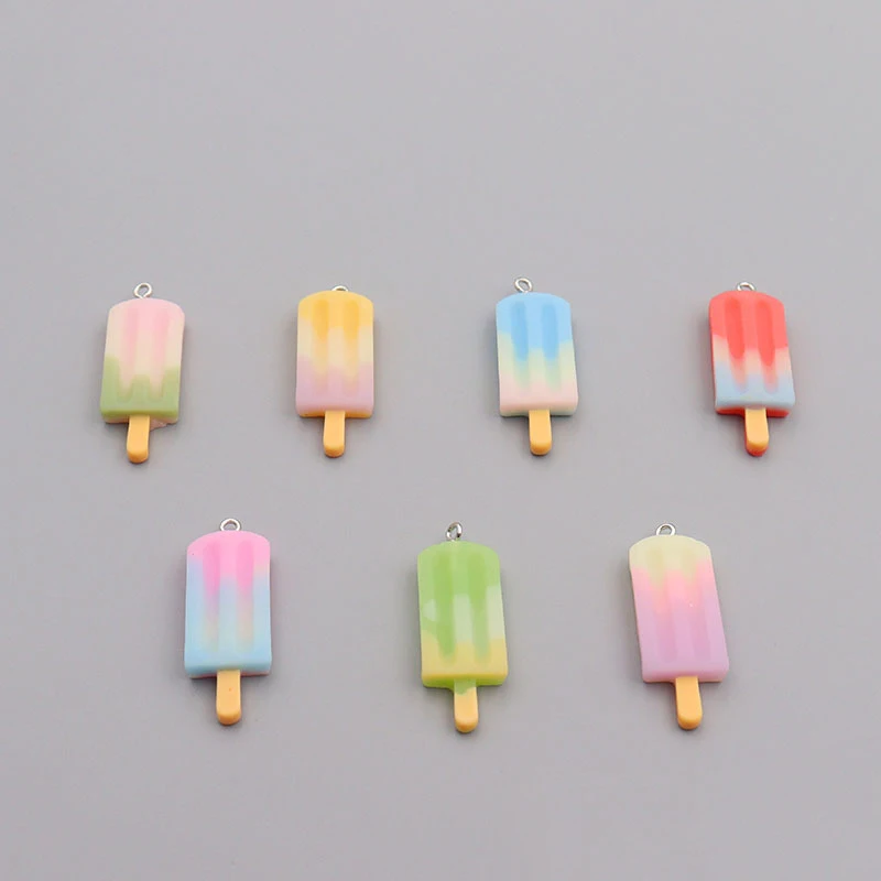 

10 шт., милые Подвески из эпоксидной смолы