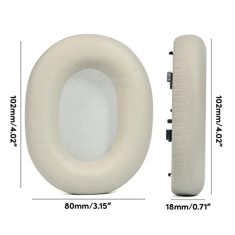 Replacement Sheepskin Protein Earpads Foam Ear Pads Cushions For SONY WH-1000XM5 1000XM5 Headphones