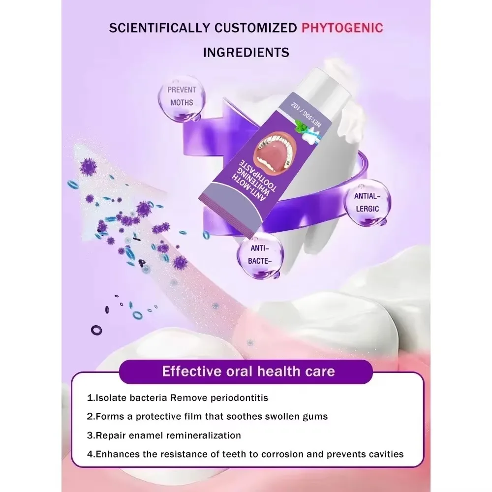 Anti-Cavity Toothpaste Tooth Remineralization Recovery Enamel Repair Strengthening Restoration Decay Protection Dental Teeth