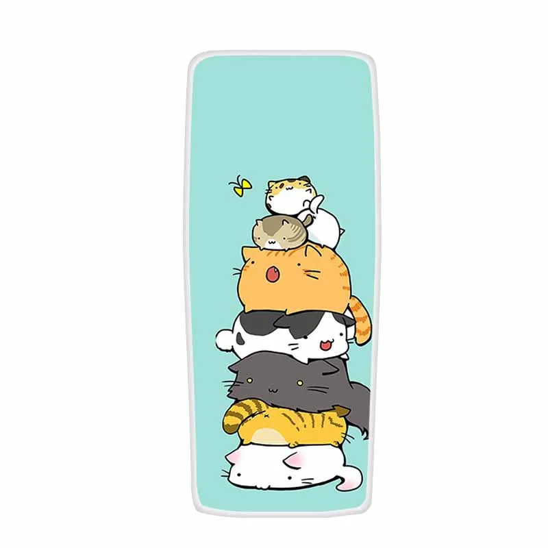 Luxury Silicone TPU Soft Transparent Case - Protective Clear Cat Design Cover