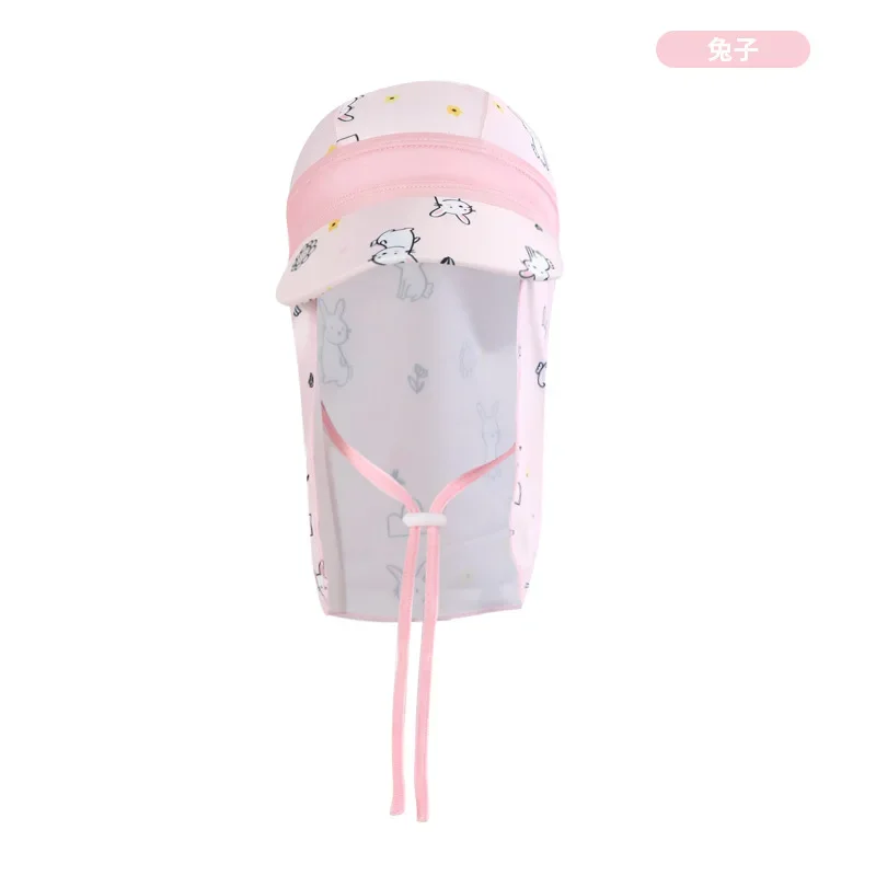 Children's Swimming Cap Outdoor Beach Sunshade Large Brim Hat Windproof Sandproof UV Protection Hat Waterproof EVA Material
