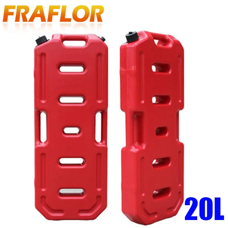 20L Litre Petrol Jerry Cans Plastic Motorcycle Gasoline Fuel Tank Mount Lock 5 Gallon Gas Can Petrol Jerrycan Jerrican Container