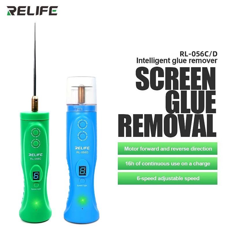 RELIFE RL-056D 056C Intelligent Cutting And Degumming polishing Machine OCA Glue Remover Screen Remover For Mobile Phone Repair