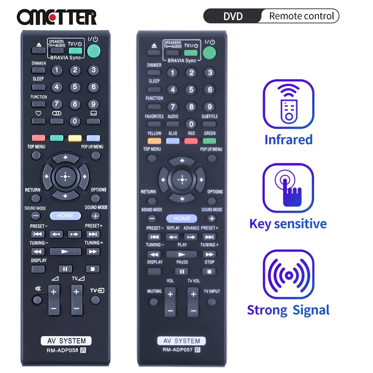 Nuovo Per Sony Rm-Adp057 Rm-Adp058 Hbd-F700 Hbd-N9100 Hbd-N9100W Bdv-E690 Bdv-E580 Bdv-E880 Bdv-E980 Sistema Home Theater