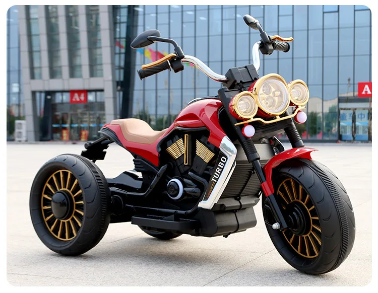 Male And Female Children's Baby Toy Electric Motorcycle Tricycle Can Sit On Adult Sized Retro Scooter 5
