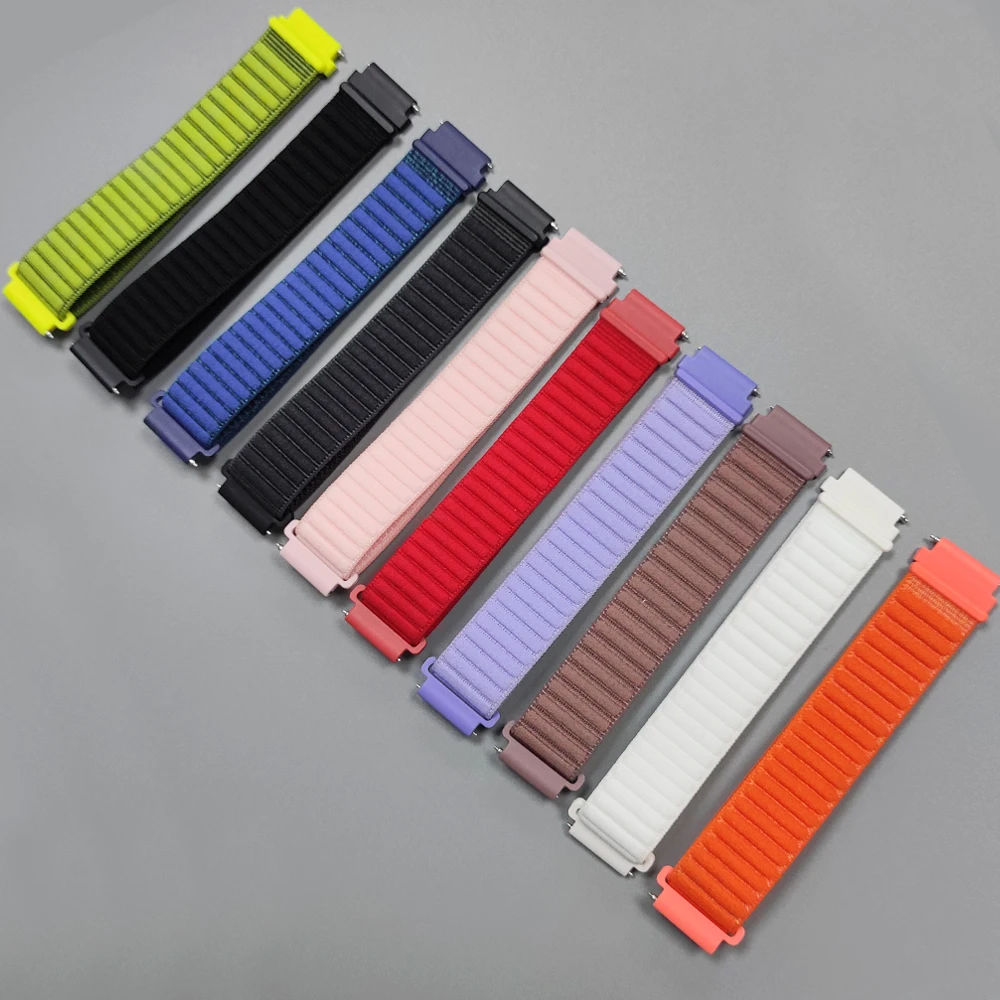 Breathable Nylon Soft Wristband Watchband, 20mm or 22mm