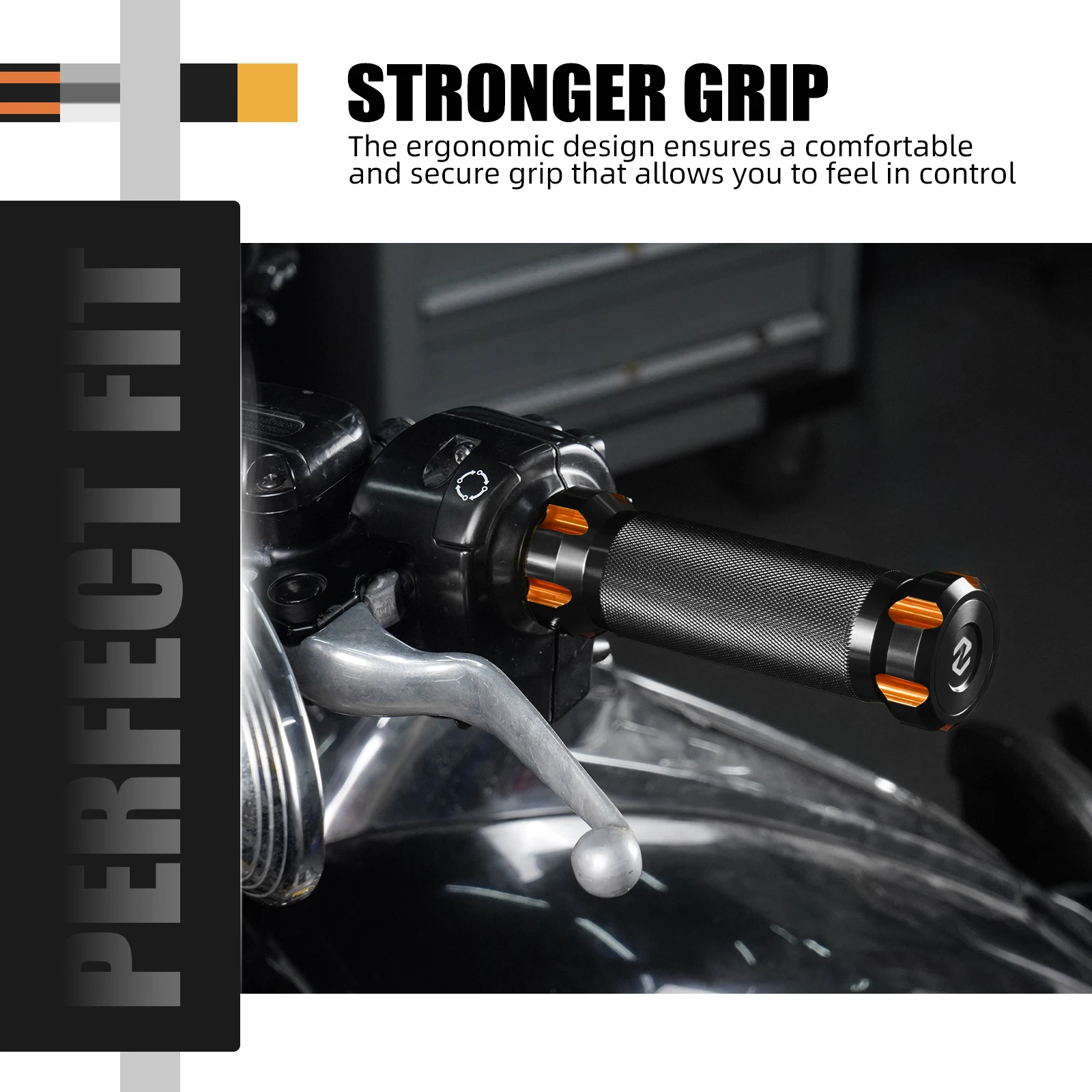 Motorcycle Grips Harley Davidson 2016 Road King Edge Cut Soft