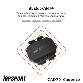 IGPSPORT Cycling Accessories Cadence Speed Sensor CAD70 SPD70, Heart Rate Monitor HR50 HR70 for Bike Computer Bluetooth ANT+ 4