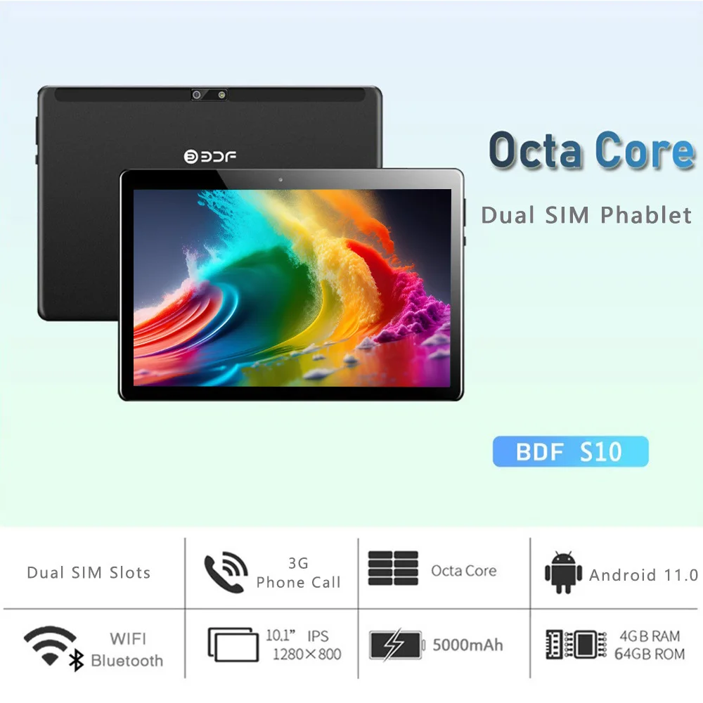 New Original Pad 10.1 Inch Tablet Pc Android Global Version Octa Core 4GB RAM 64GB ROM WiFi Dual SIM Phone Call Tablets 5000mAh 6