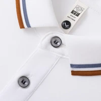 Polo à manches courtes de haute qualité pour hommes, T-shirt décontracté, confortable, cool et respirant, à la mode d'été, nouvelle collection 6