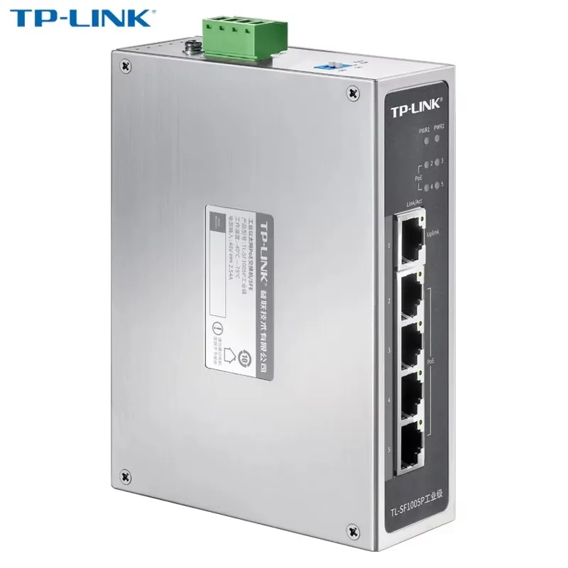 TP-LINK 산업용 등급 스위치, 이더넷 5 포트, 8 포트, 1005 기가비트 네트워크 스플리터, 허브, TL-SF1005P 산업용 등급