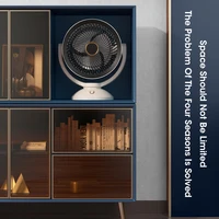 พัดลมปรับอากาศเดสก์ท็อปตั้งแคมป์มินิมือถือเงียบ USB ระบายความร้อนเครื่องใช้ไฟฟ้าในครัวเรือนชาร์จไฟได้ 6