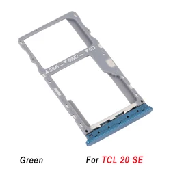 Dual SIM & Micro SD Card Tray Replacement for TCL 20 Series Smartphones (Green TCL 20 SE)