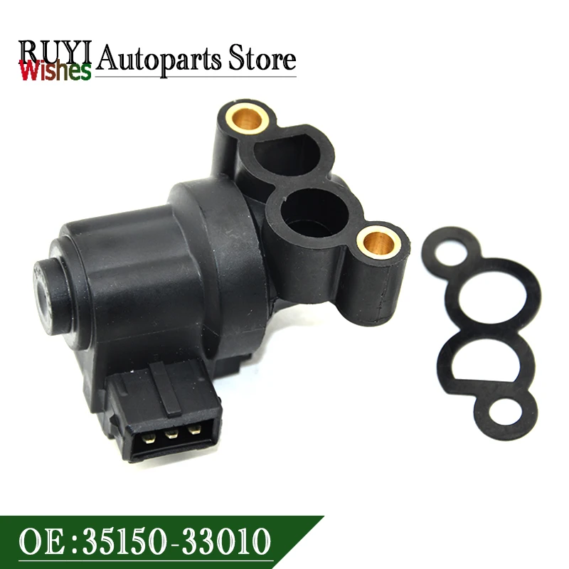 Idle Air Control Valve IAC 35150-33010 for Hyundai Sonata Santa Fe Tiburon Tucson Kia Optima Sportage Rio Sephia Magenti