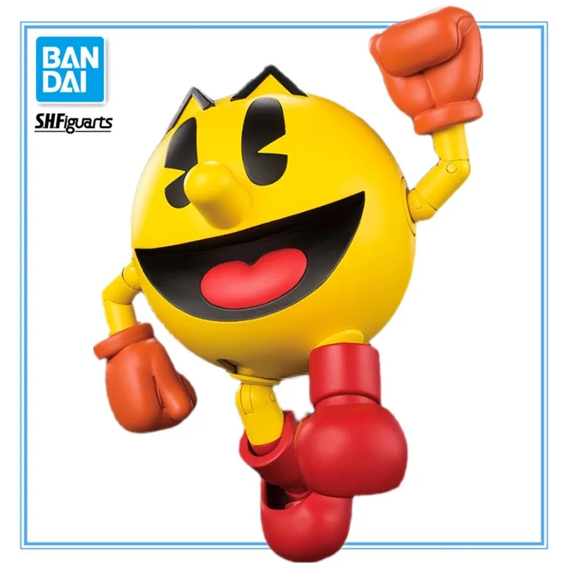 Originale Bandai S.H. Figuards Blinky Pac Man Championship Action Figure Toys Genuine Shf Pacman Game Figurine Modello In Pvc Regalo Per Bambini