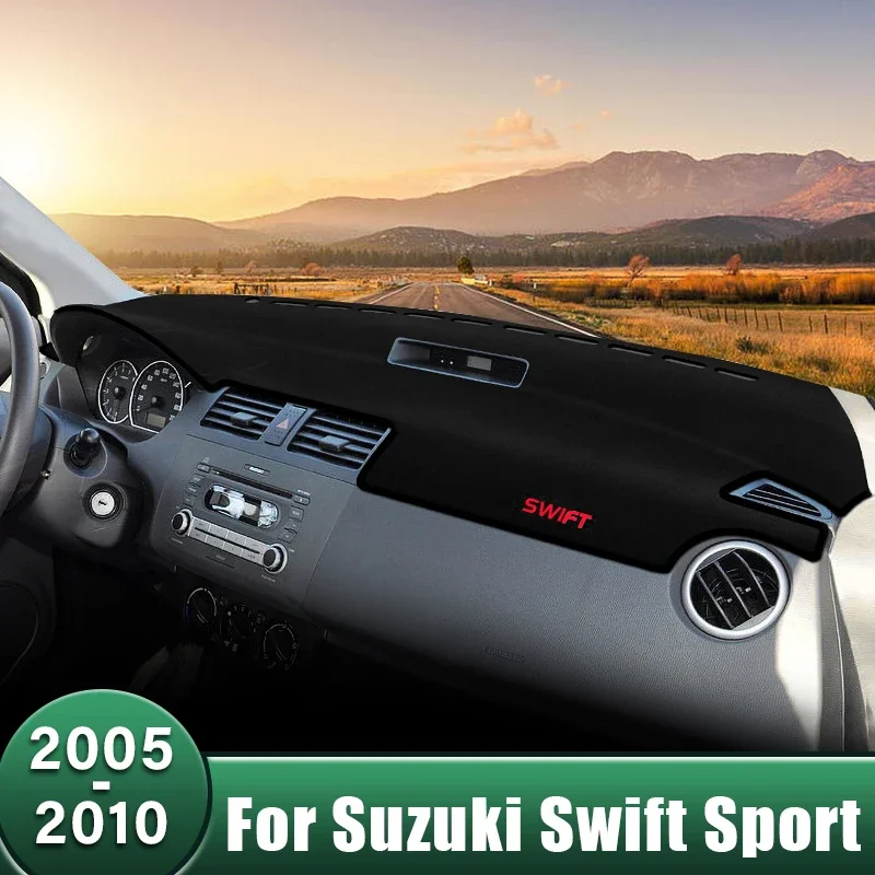 

Car Dashboard Cover Avoid Light Pads Non-Slip Carpets Interior Accessories For Suzuki Swift Sport 2005 2006 2007 2008 2009 2010