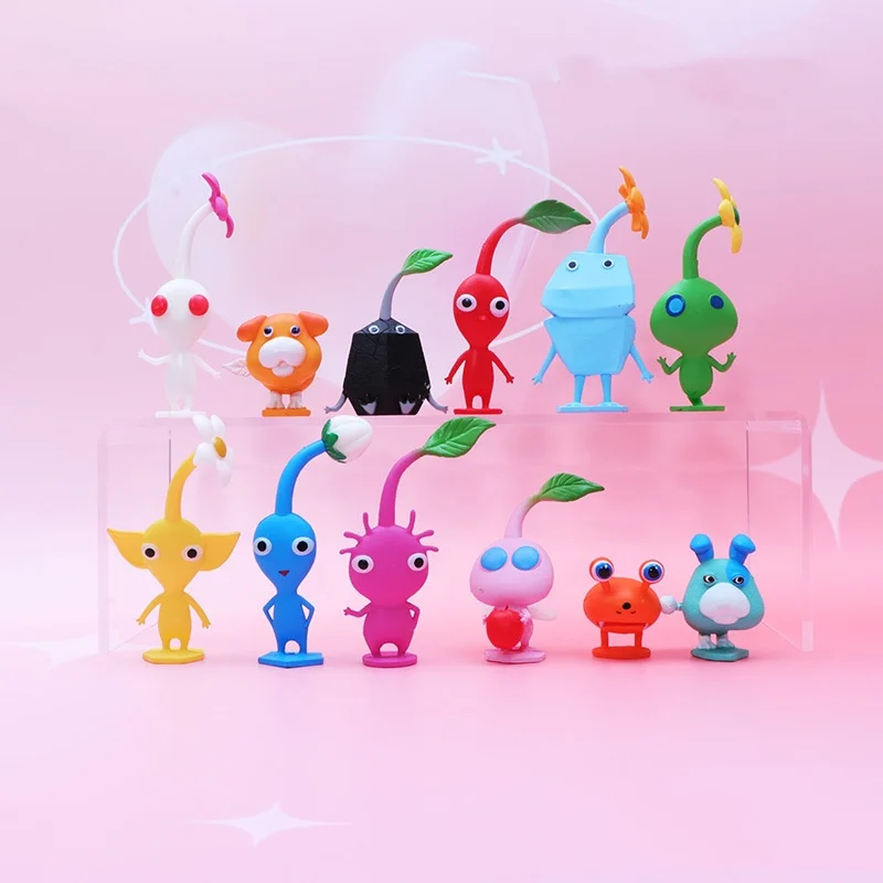 Cartoon Anime Pikmin Action Figure Toy Pvc Collection Model Rock Pikmins Oatchi Dolls Toys For Children Christmas Gift