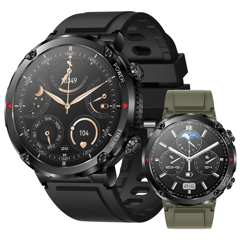 

2023 New 600mAh Battery Watch For Men Smart Watch In 2023 Bluetooth Call Smartwatch Fitness Sports Clock 1.6 Inch HD Screen