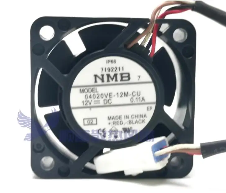 

NMB 04020VE-12M-CU 02 DC 12V 0.11A 40x40x20mm 4-Wire Server Cooling Fan
