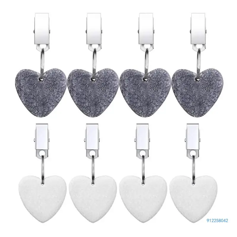 

4pcs/set Tablecloth Weights Marble Stone Table Cloth Fixing Clip Holder for Family Party Camping Garden Picnic Drop shipping