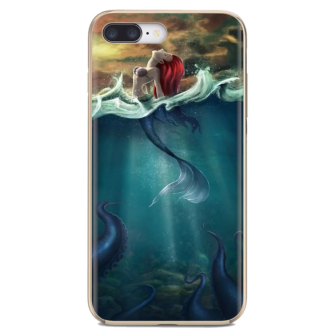 For Meizu M6 M5 M6S M5S M2 M3 M3S NOTE MX6 M6t 6 5 Pro Plus U20 Ariel Sea Princess Mermaid Girls Soft Case meizu cover Cases For Meizu